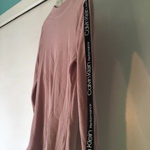 Light Pink Calvin Klein Performance Long Sleeve